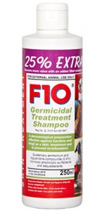 F10 GERMICIDAL TREATMENT SHAMPOO 250ML