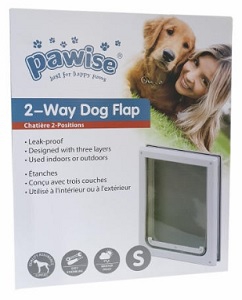 PAWISE 2-WAY DOG FLAP SMALL 23X30CM