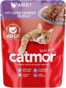 CATMOR ADULT LIVER IN JELLY 85G