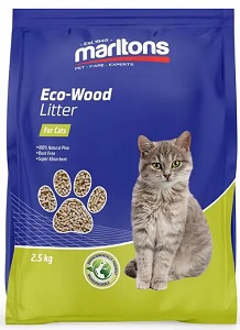 MARLTONS ECO-CAT WOOD BASED PELLETS 5KG