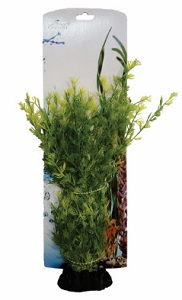 AKWA GREEN FINE-LEAF PLASTIC PLANT 28CM