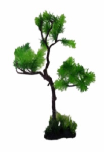 AKWA GREEN BONSAI TREE PLASTIC PLANT 36CM