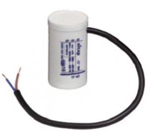 QUALITY ELECTRICAL CAPACITOR 16UF WITH WIRE .6KW