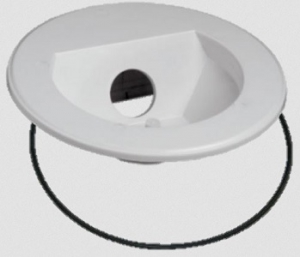 POOLQUIP WEIR VACUUM LID WHITE & O-RING